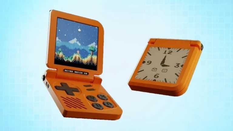 Retro Watch – миниатюрная игровая консоль в виде умных часов