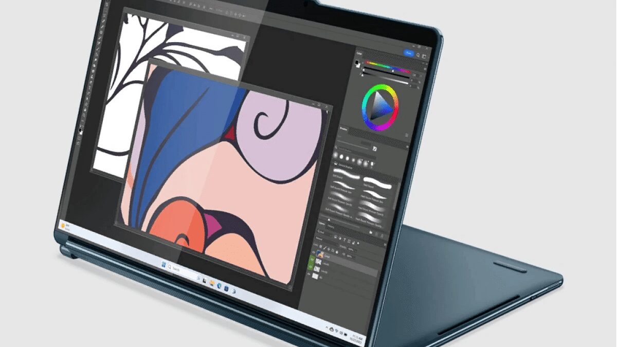 Компания Lenovo представила ноутбук Yoga Book 9