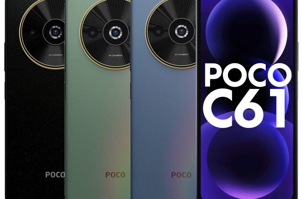 POCO выпустил доступный смартфон POCO C61 c экраном 90 Гц и процессором MediaTek