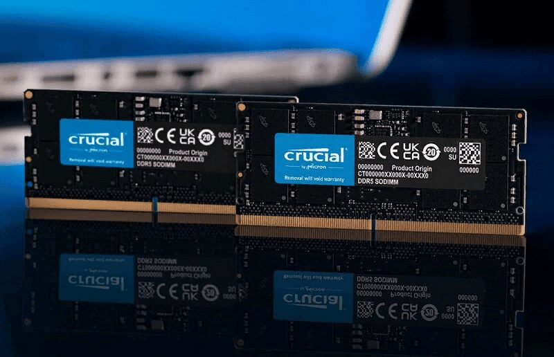 Компания Crucial готовит к выпуску модули памяти SO-DIMM DDR5
