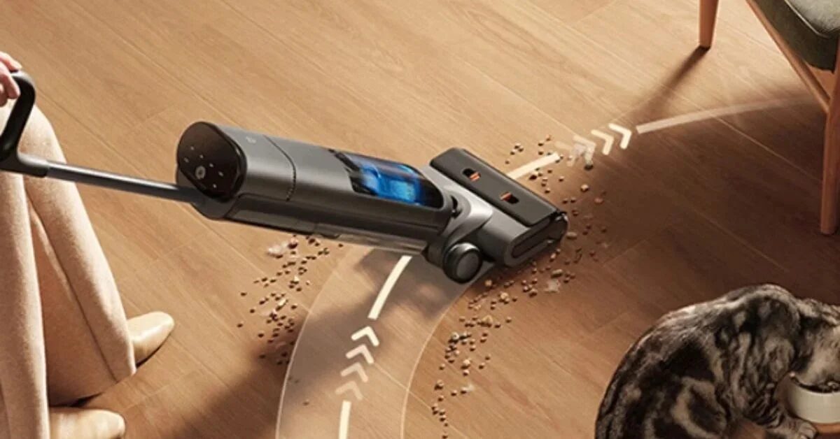Xiaomi представил моющий беспроводной пылесос — Mijia Wireless Floor Scrubber 3 Pro 