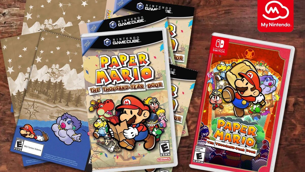 Nintendo празднует выход Paper Mario: TTYD, выпущенный в «ретро» обложке для GameCube
