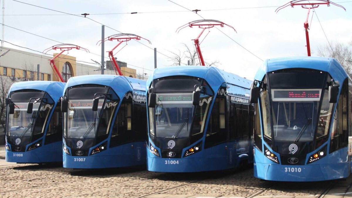 В Москве началось тестирование полностью беспилотного трамвая