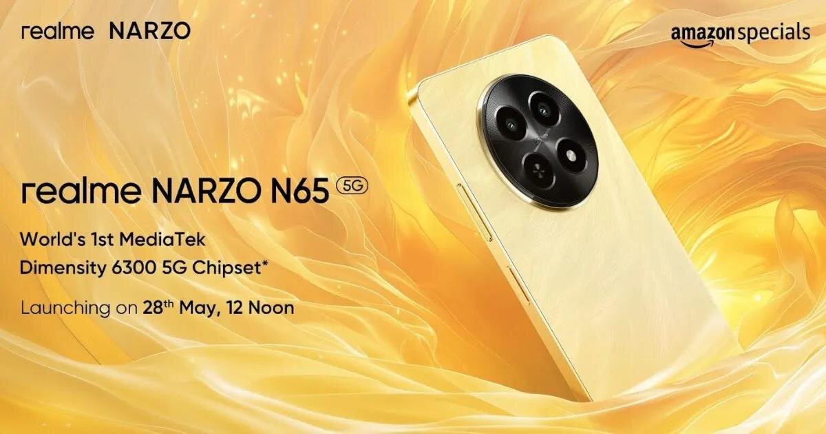 Realme представила смартфон Narzo N65 