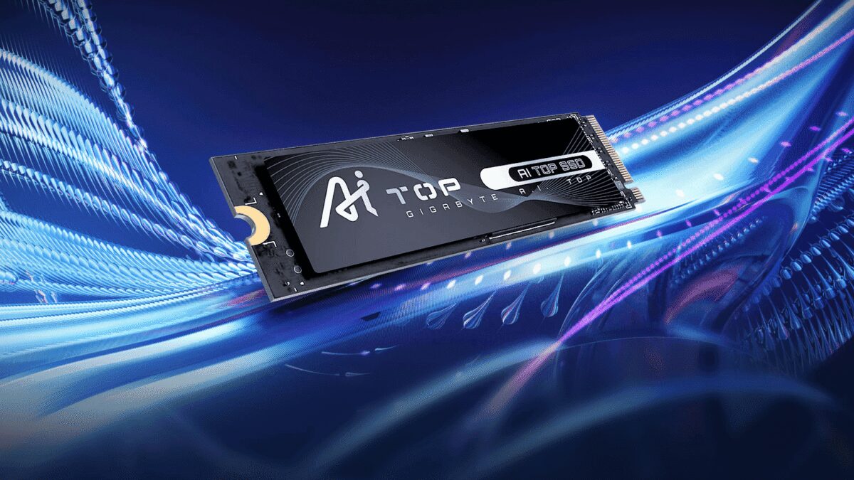 GIGABYTE показал серию SDD-накопителей AI TOP 100E