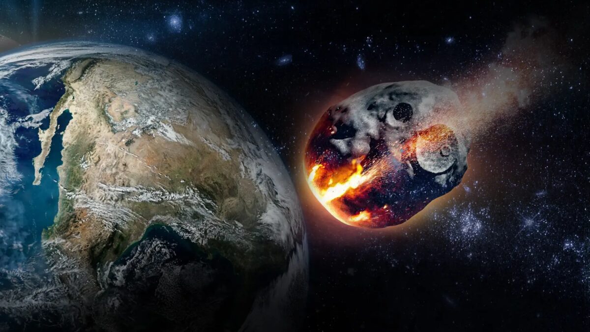 NASA смоделировало столкновение Земли с астероидом