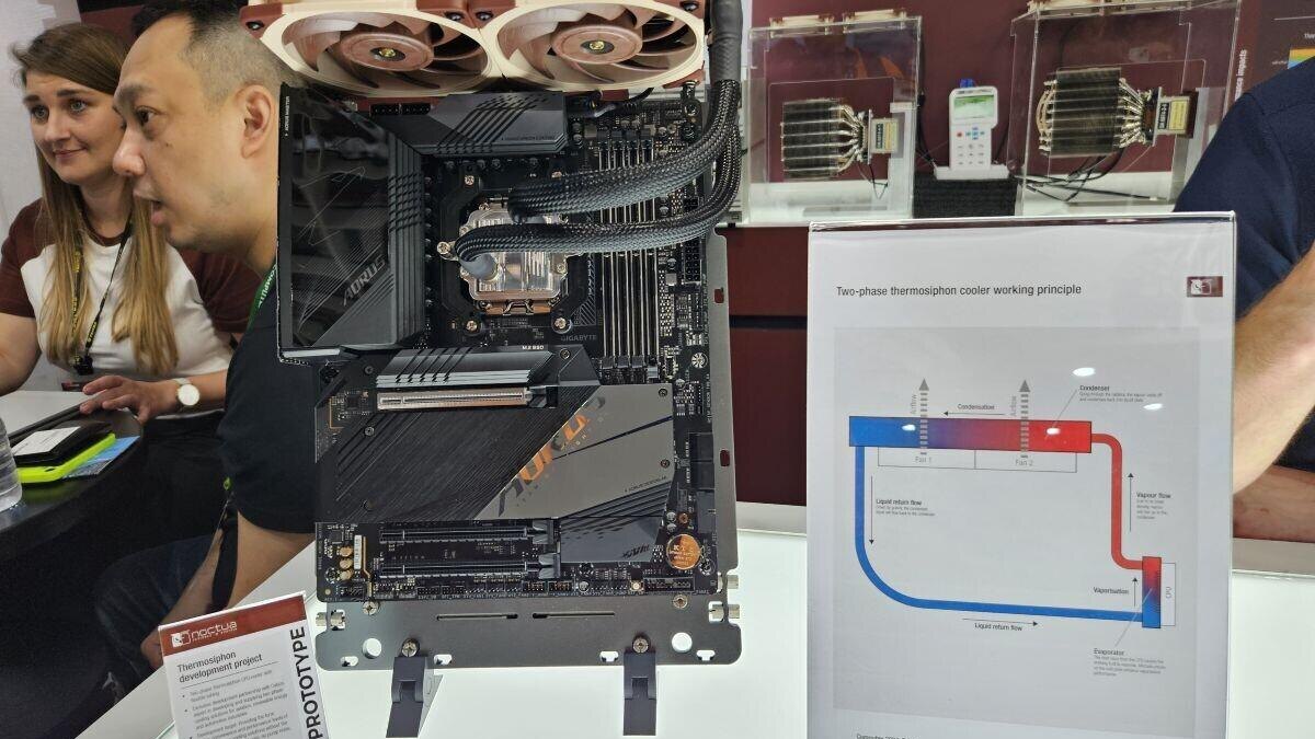 Computex 2024: Noctua показал необычный прототип СЖО на основе термосифона