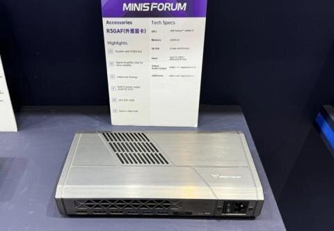 Minisforum выпустил внешнюю видеокарту R3GAF для мини-ПК 5