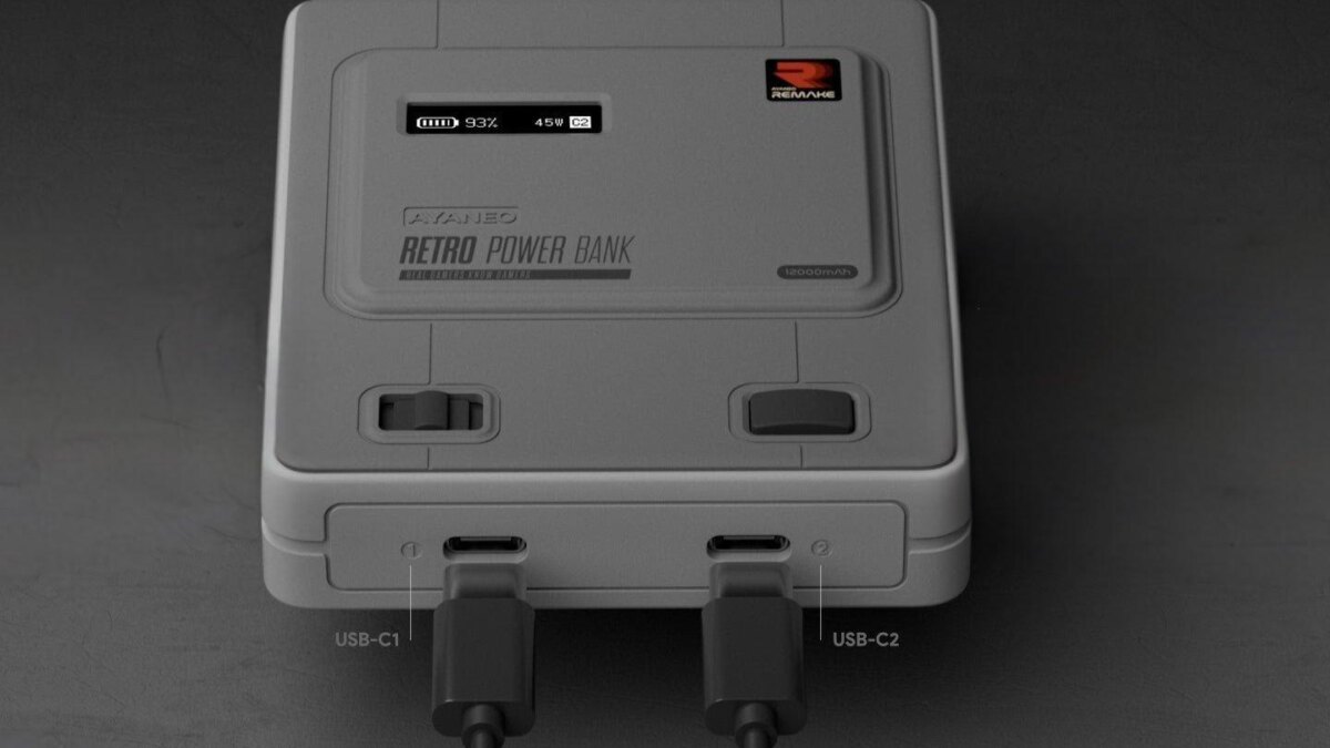 Начались продажи портативного аккумулятора AyaNeo Retro Power Bank