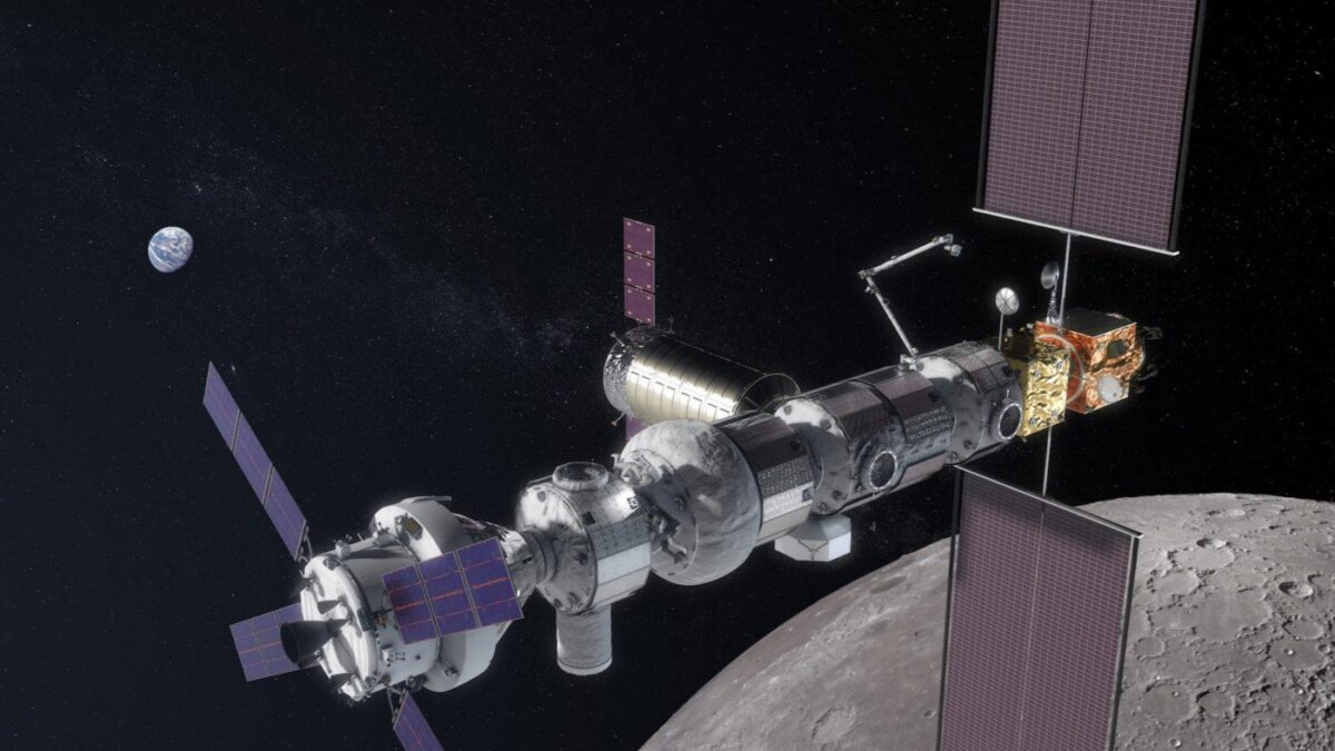 NASA показал концепт лунной орбитальной станции Gateway