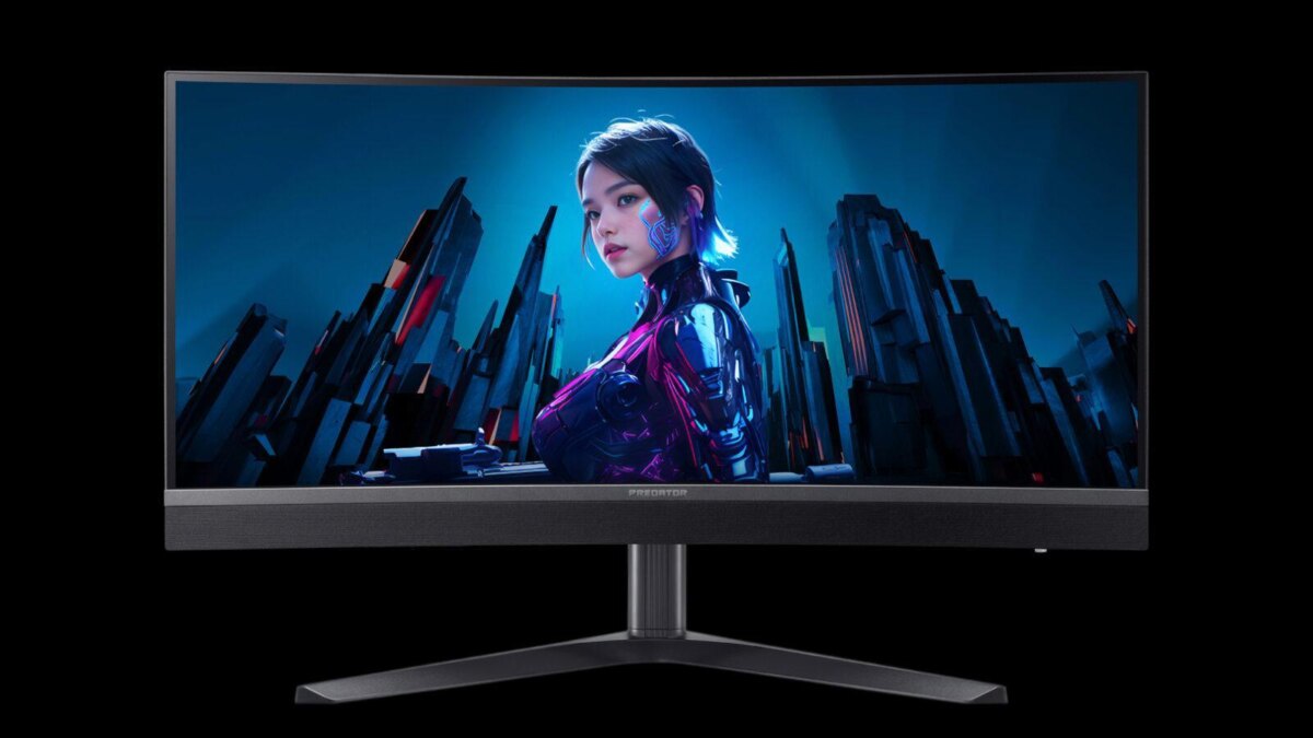 В России появился изогнутый геймерский монитор Acer Predator X34V3