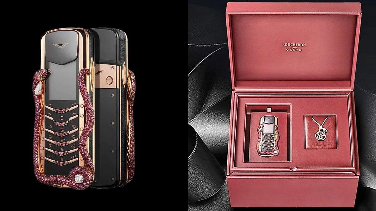 Vertu представил очень дорогой кнопочный телефон Signature V Cobra Limited Edition