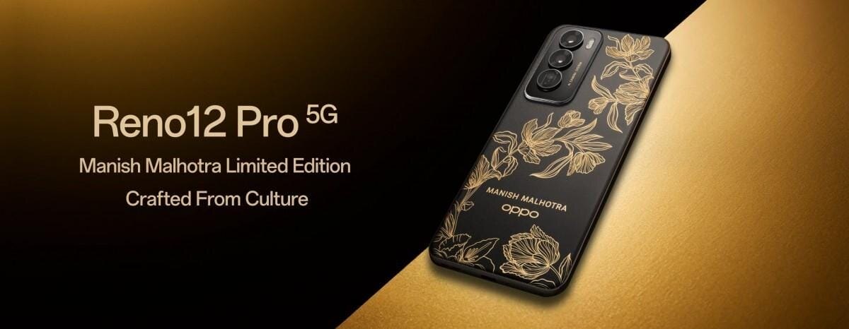 Представлен Oppo Reno12 Pro Manish Malhotra Limited Edition