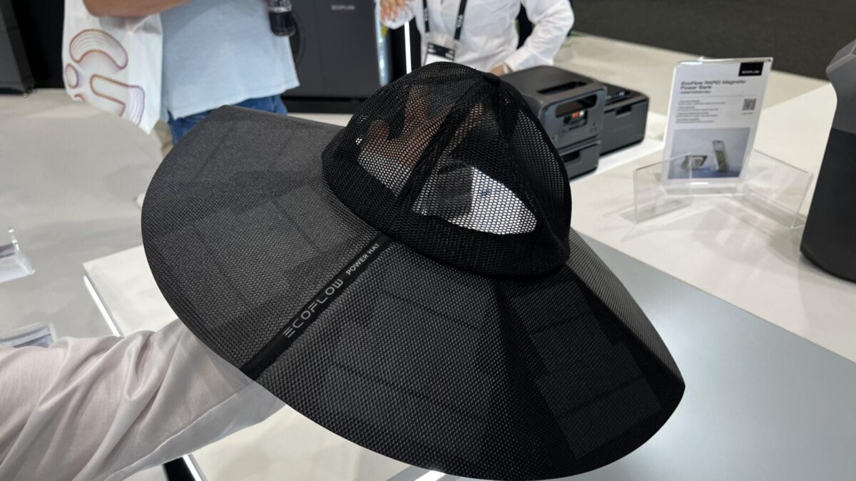 IFA 2024. EcoFlow представила шляпу с солнечными панелями