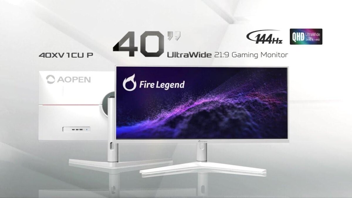 AOPEN Fire Legend 40XV1CUP: Новый широкоформатный монитор для игр поступил в продажу в России
