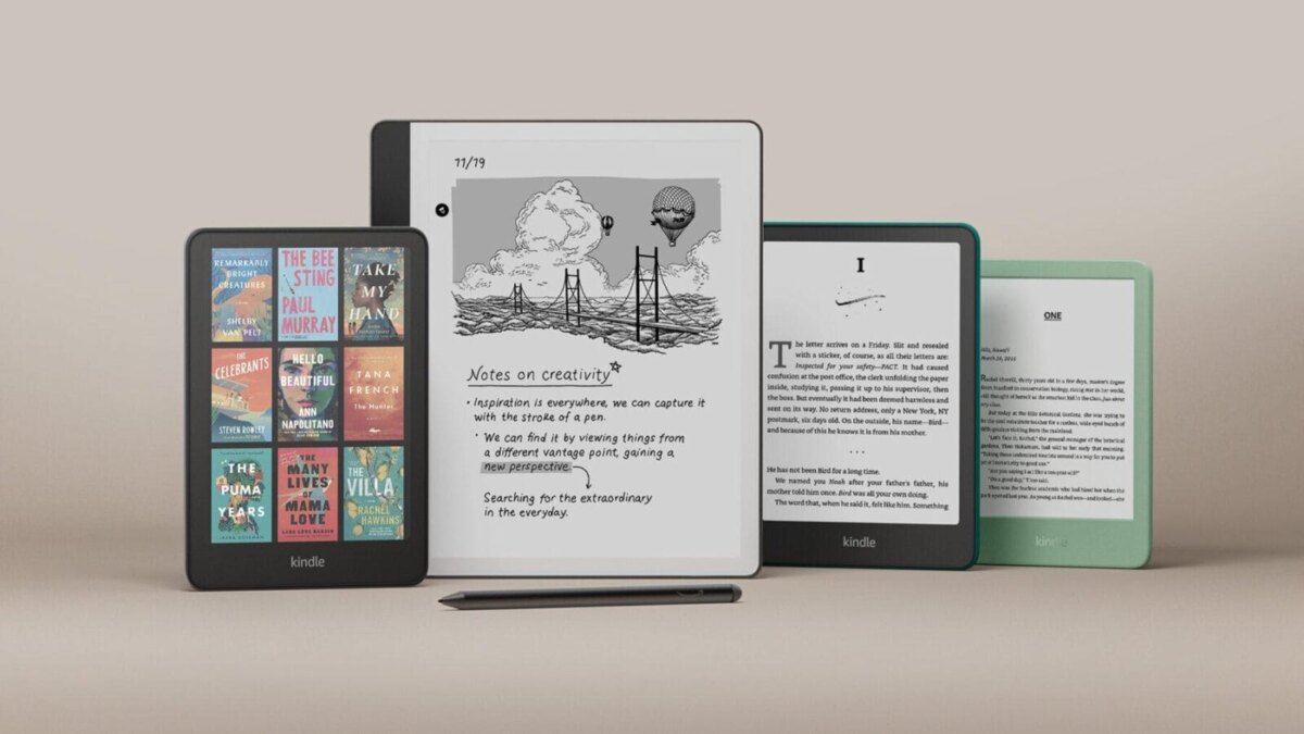 Новая линейка Amazon Kindle: первый цветной Kindle и многое другое