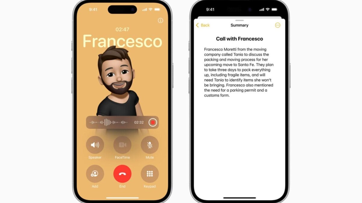 Apple Intelligence стал доступен на iPhone, iPad и Mac 8 apple intelligence phone app summarize