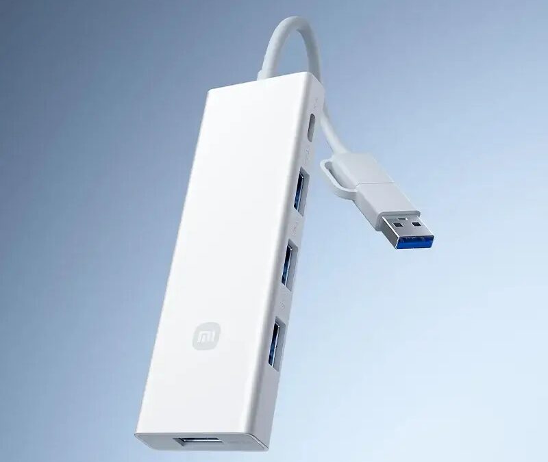 Xiaomi выпустила USB-разветвитель 4-в-1 с двумя разъемами USB-C и USB-A, скоростью 5 Гбит/с и другими возможностями