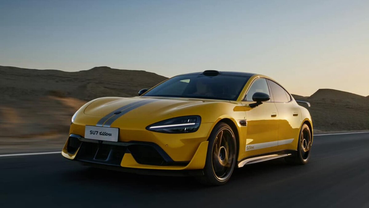 Xiaomi выпустила SU7 Ultra, электроседан с 1,527 л.с. для конкуренции с Porsche Taycan