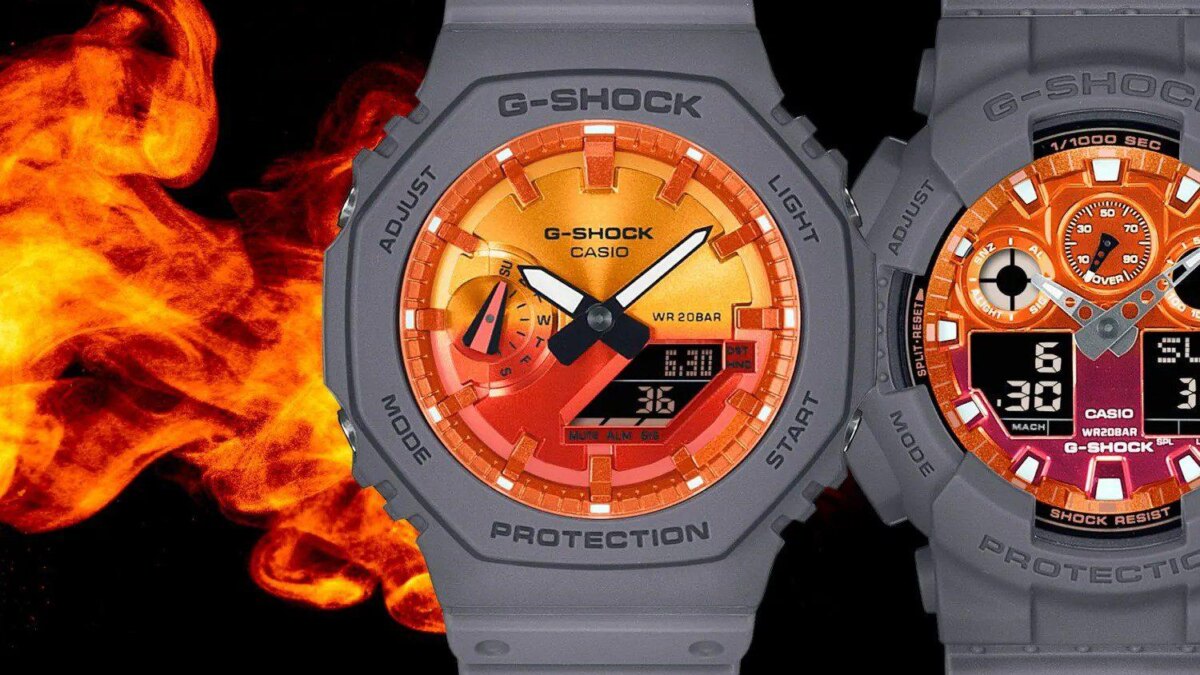 Casio представила новую серию часов G-SHOCK Flame Inside: сила огня и решимости