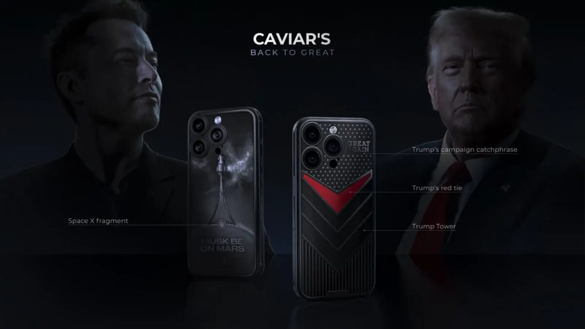 Caviar запускает коллекцию iPhone 16 Pro в честь Джобса, Трампа и Маска