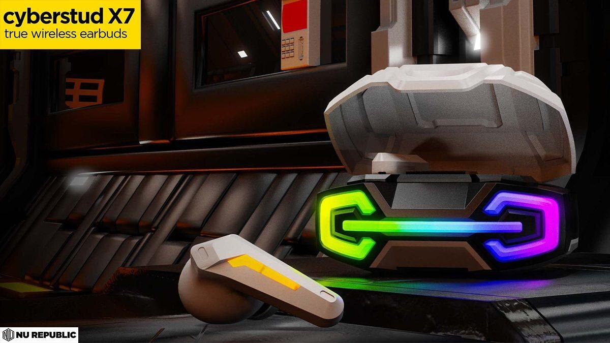Nu Republic Cyberstud X7: стильные TWS-наушники с активным шумоподавлением и RGB-подсветкой