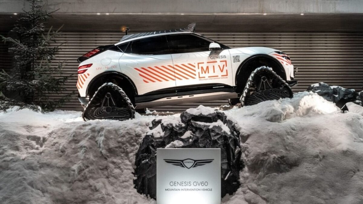 250124 genesisshowcasesgv60mountaininterventionvehicleconceptatdavos2025 6