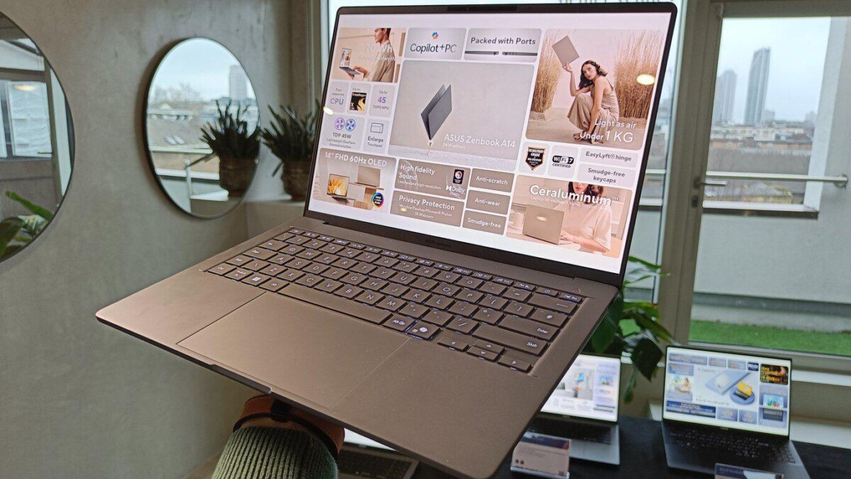 ASUS представила в Индии Zenbook A14 и Vivobook 16 на Snapdragon X