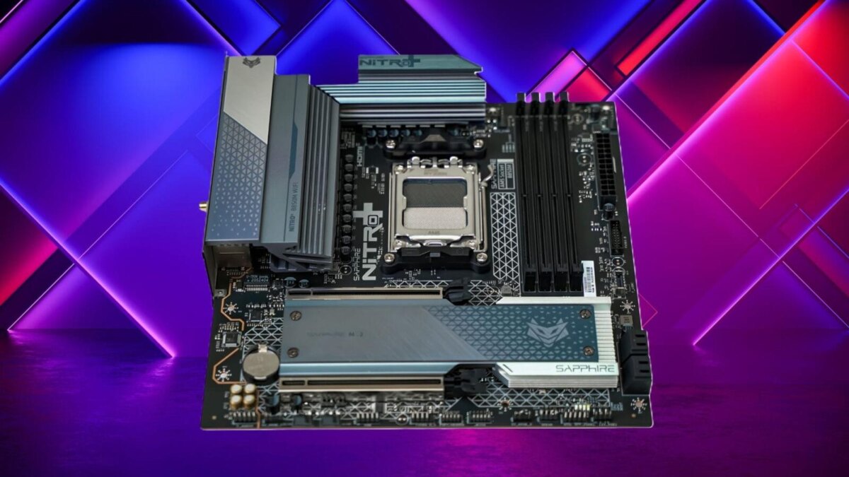 Sapphire выпустил материнскую плату с поддержкой памяти DDR5-8000 — B850M NITRO+