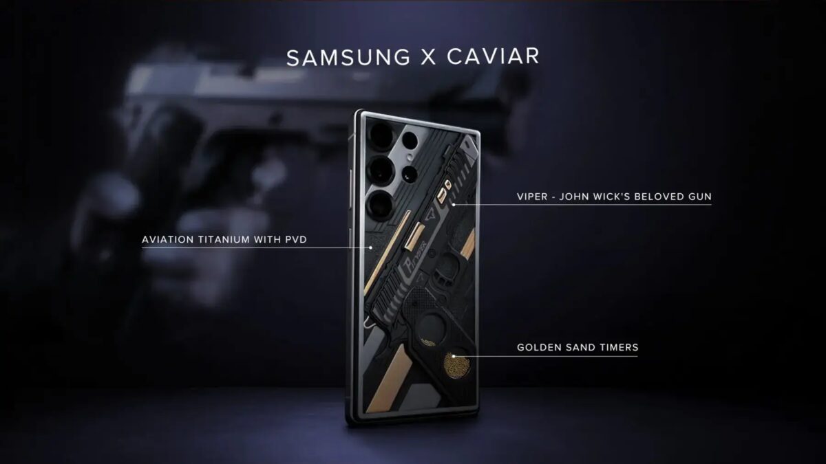 Galaxy S25 Ultra Viper: Caviar создала телефон в стиле Джона Уика