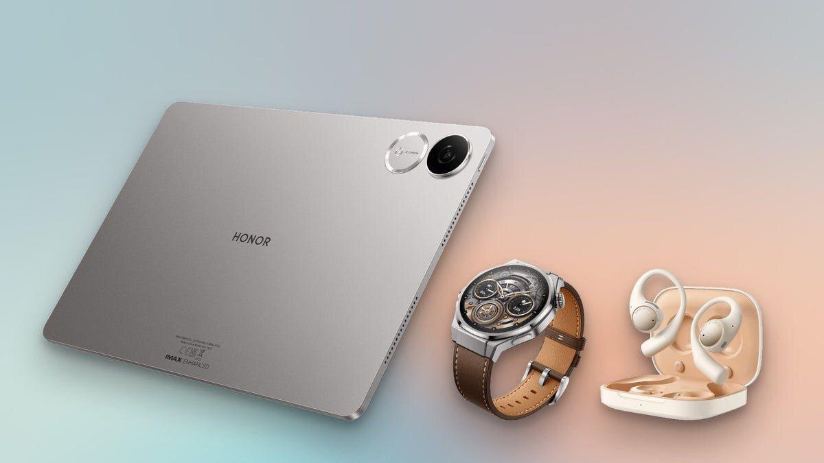 MWC 2025. Honor представила планшет, смарт-часы, наушники и ноутбук