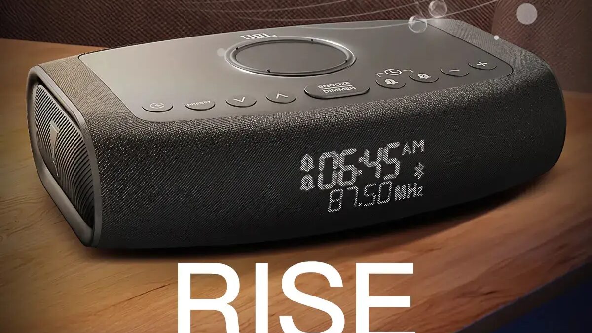 JBL выпустила Rise — будильник и Bluetooth-колонку с FM-радио и беспроводной зарядкой