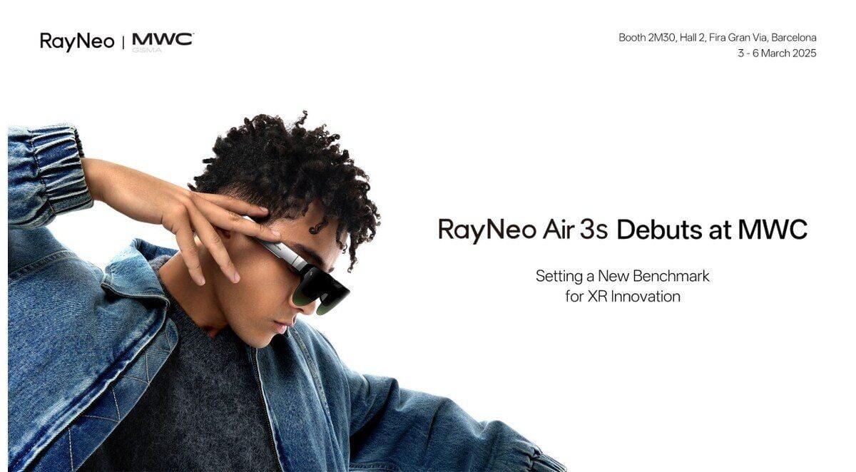 MWC 2025: представлены умные очки RayNeo Air 3s