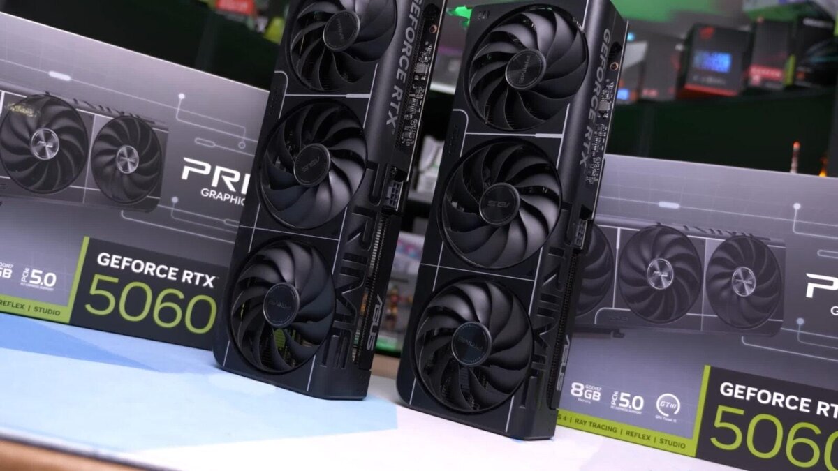 Nvidia GeForce RTX 5060 Ti поступила в продажу в Ситилинке — от 31 000 ₽
