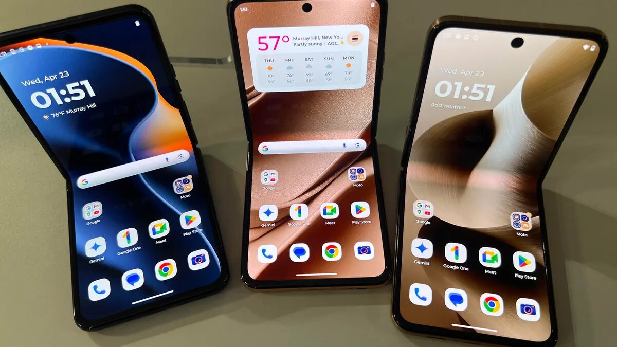 Три новых Razr: Motorola обновила складные смартфоны 2025 года
