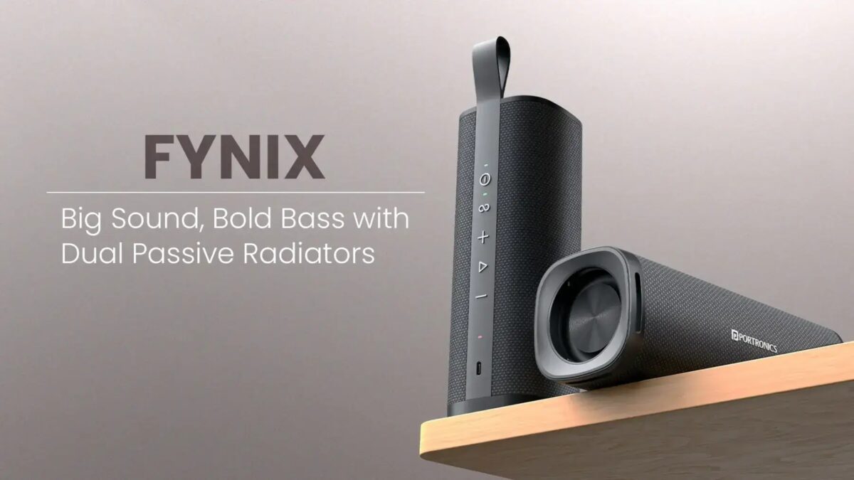 Portronics представляет портативную Bluetooth-колонку Fynix
