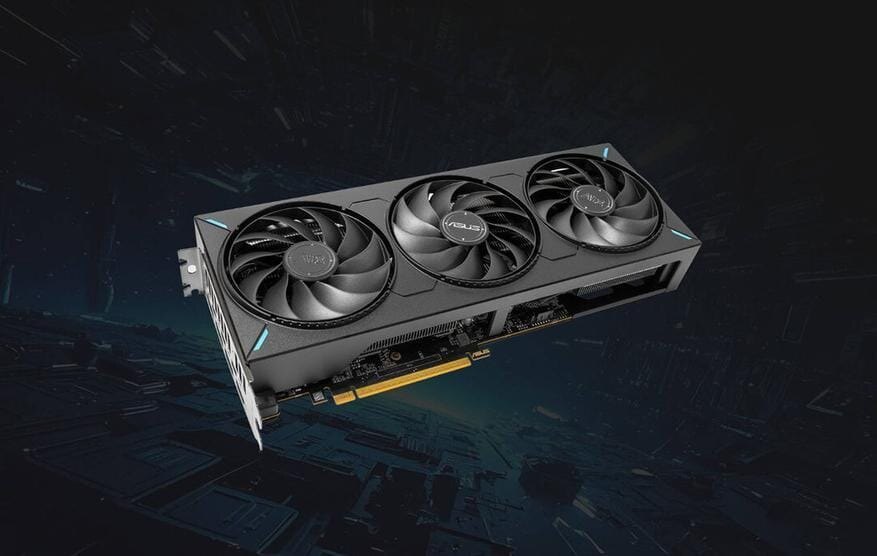 ASUS выпустил видеокарту Radeon RX 9070 GRE с 12 ГБ памяти