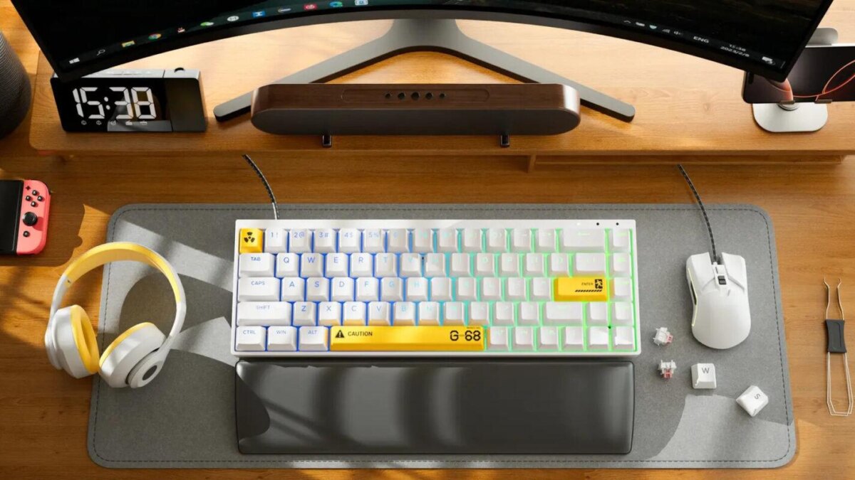 Syntech представил механическую игровую клавиатуру Chronos 68 Rapid Trigger Magnetic