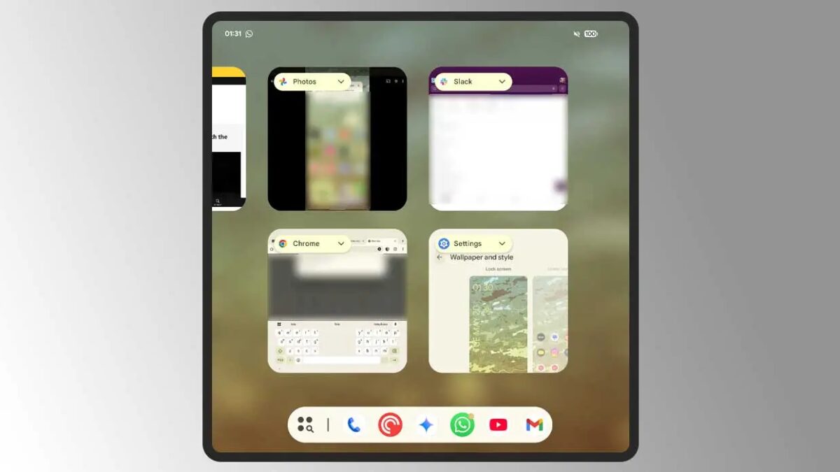 Android 16 обновил меню «Недавние» с выпадающими опциями