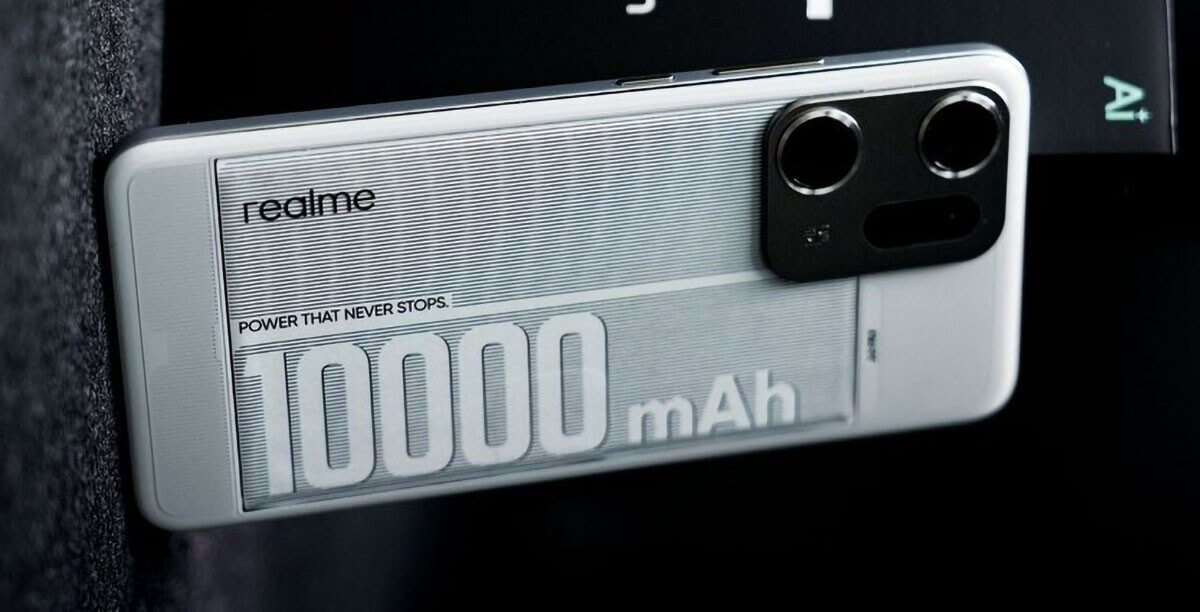 realme показала концепт-смартфон с батареей на 10 000 мАч