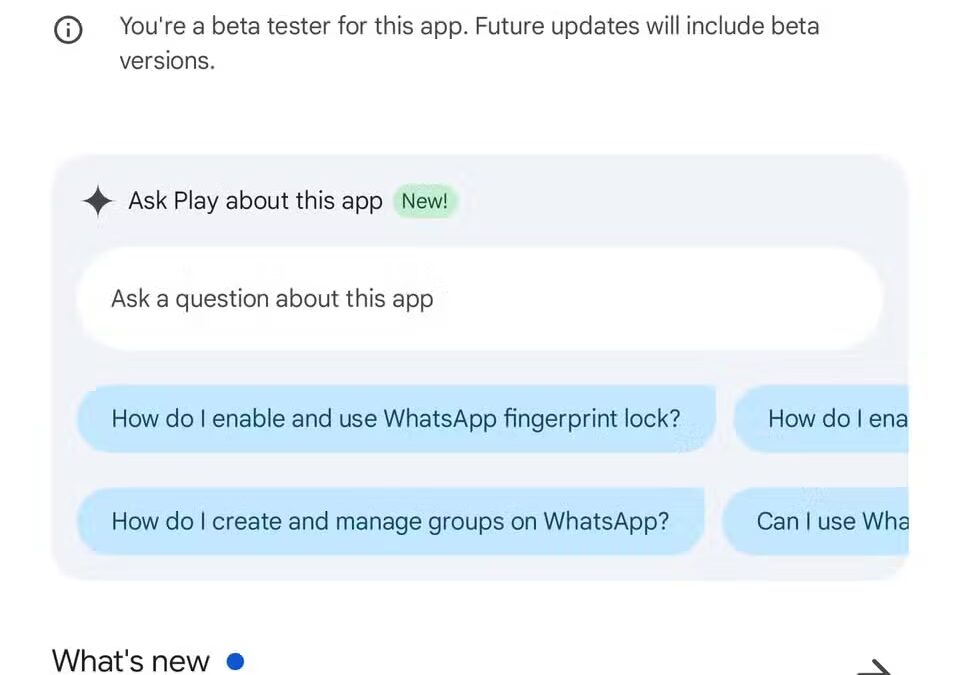 Google запускает функцию «Спросить у Play» с поддержкой Gemini 3 whatsapp google play ask app