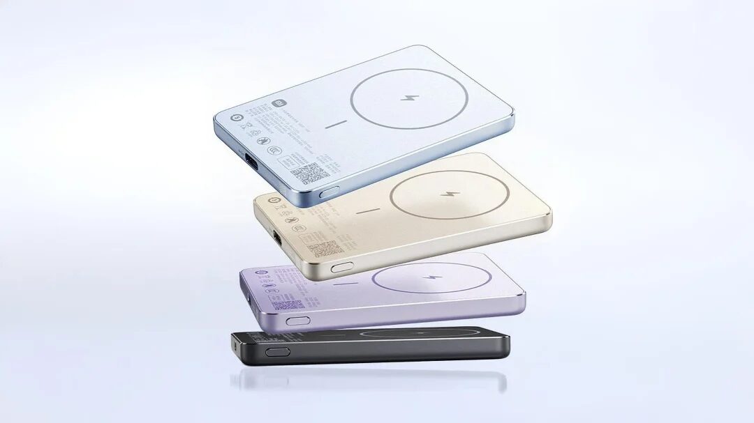 Xiaomi представила ультратонкий магнитный пауэрбанк на 5000 мАч с беспроводной зарядкой