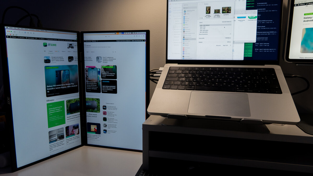 Обзор Acer PD163Q: портативная продуктивность в двойном комплекте