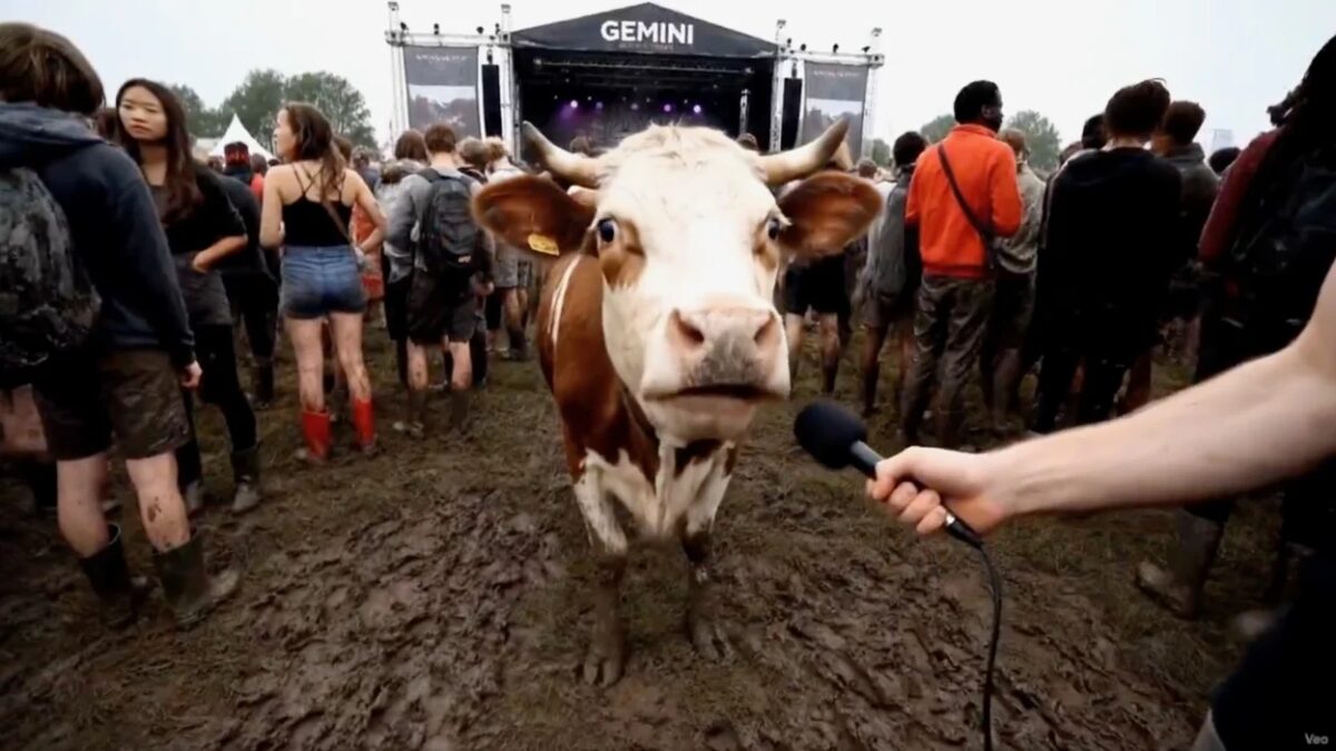 Google добавила видимый водяной знак к видео, созданным в Veo 3