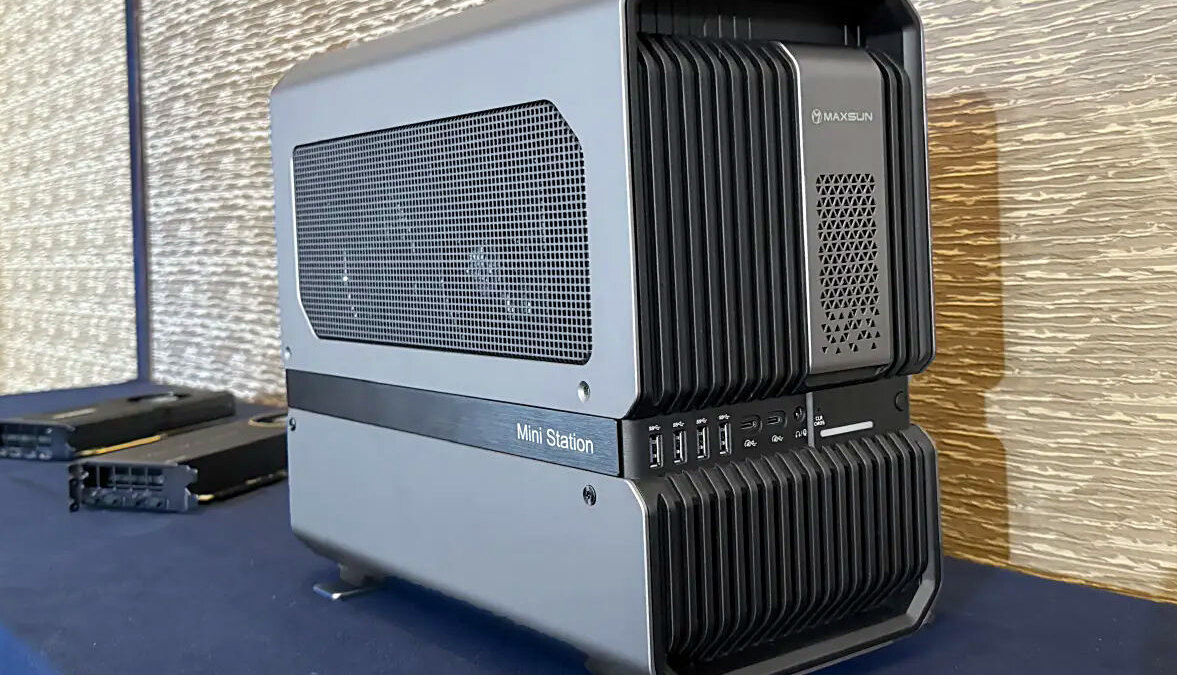 MAXSUN представил компактный ПК MoDT Mini Station на 48 ГБ видеопамяти 5
