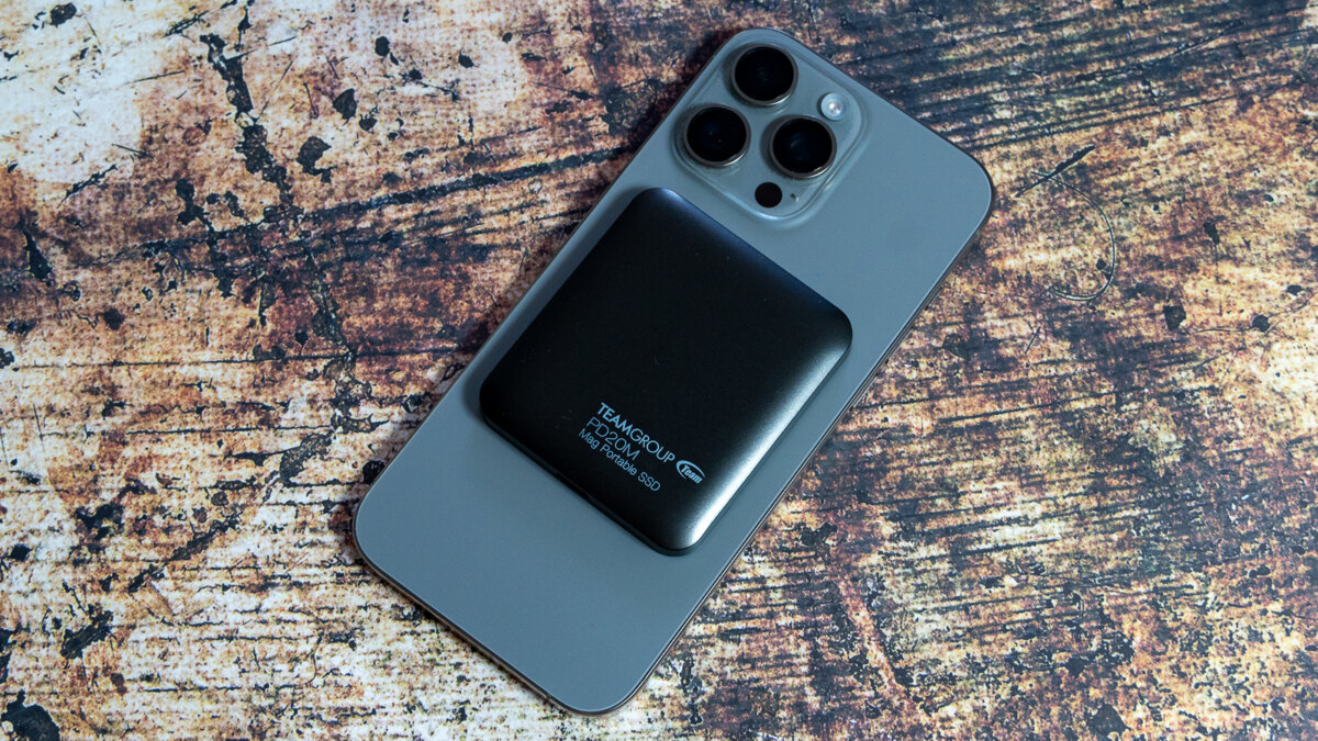 Обзор внешнего SSD TeamGroup Mag PD20M: маленький, да ещё и с MagSafe