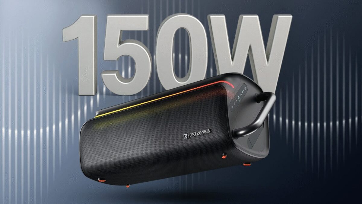 Portronics представила колонку Nebula X с караоке и RGB-подсветкой