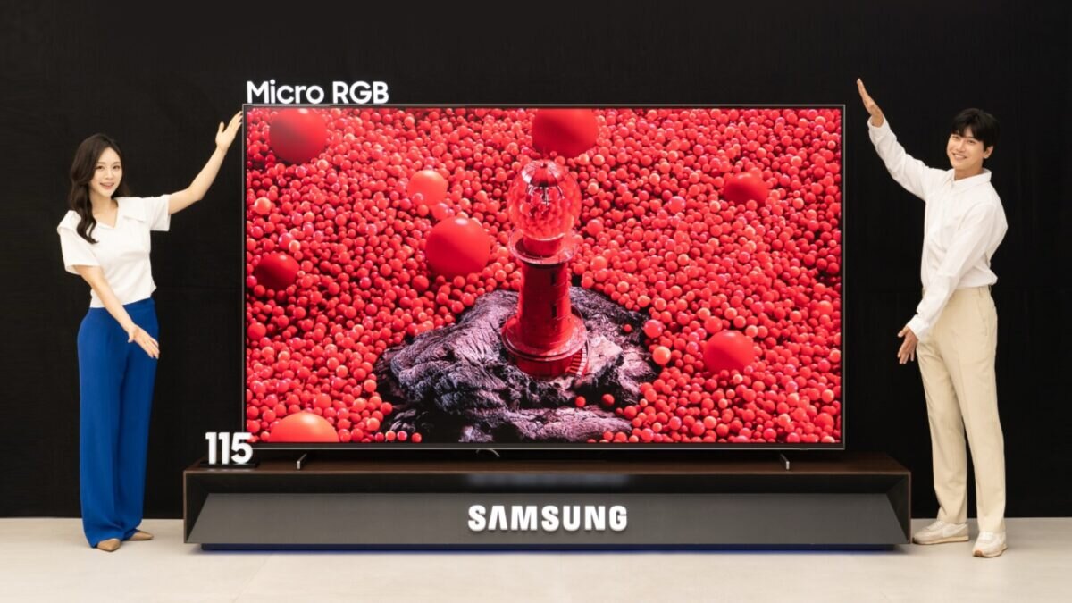 Samsung представила первый в мире 115-дюймовый телевизор Micro RGB