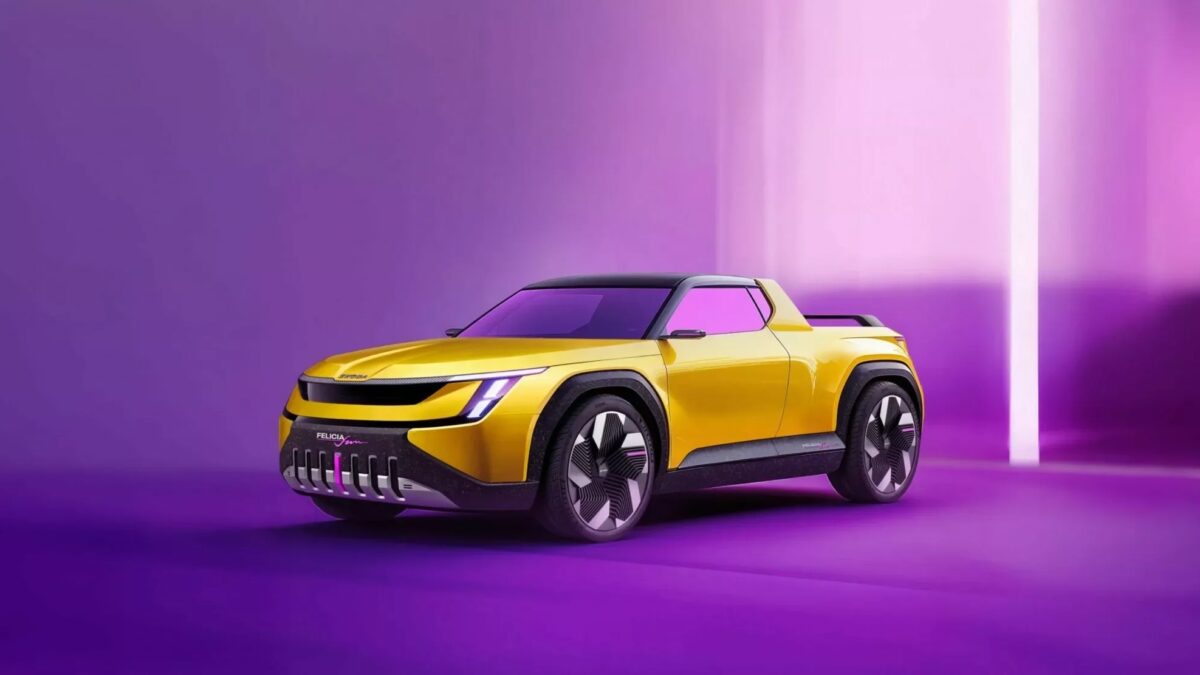 Дизайнер Skoda представил современный концепт пикапа Felicia Fun