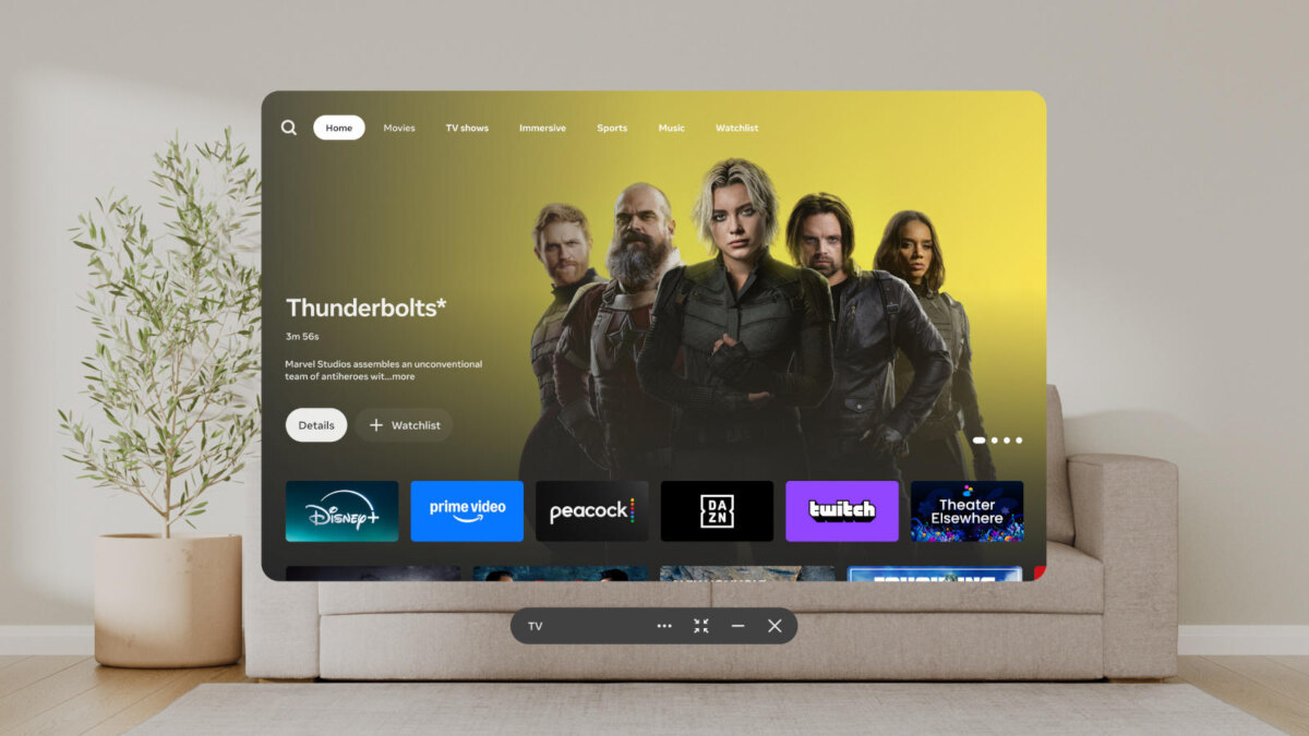 Meta* представила Horizon TV — развлекательный хаб для VR-гарнитур